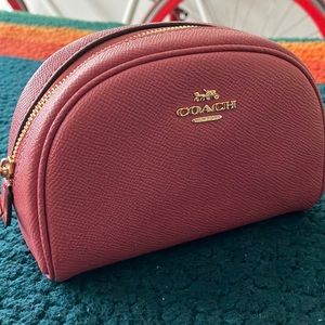 Coach Mauve Makeup Pouch